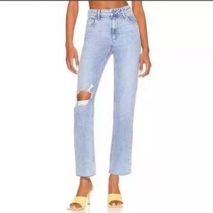$249 PAIGE Stella Straight High Rise Jeans